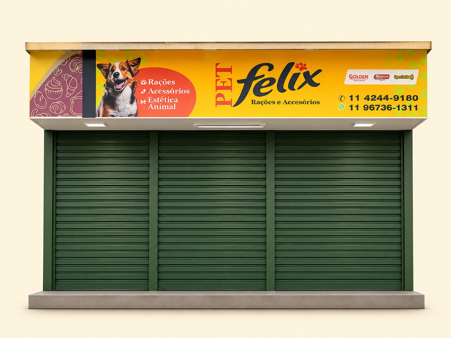 Fachada da loja Pet Félix — Loja 2